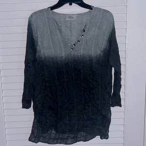 Peppermint Bay Ombré Tunic Shirt Bohemian